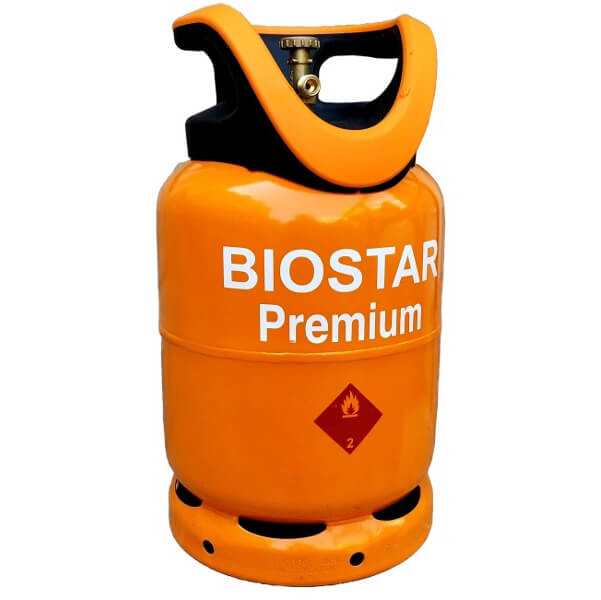 Олекотена газова бутилка Biostar 10 кг / 24,2 л с кран и дръжка ЗА ДОМА Олекотена газова бутилка Biostar 10 кг / 24,2 л с кран и дръжка - Image 3